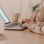 Foldable table for work from home