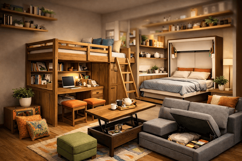 Maximising Small Spaces Furniture Hacks for Compact Indian Homes