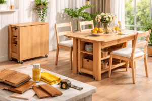 What to Consider Before Buying a Foldable Dining Table Materials, Size & Maintenance